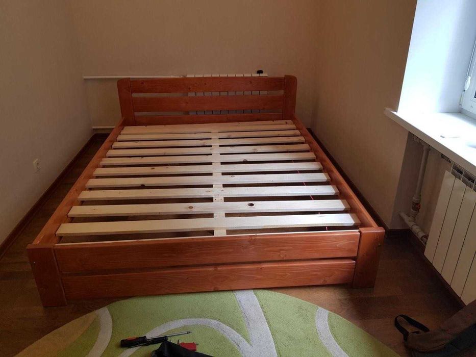 Кровать Азалия массив дерева сосна. Гарантия. Ліжко Доставка