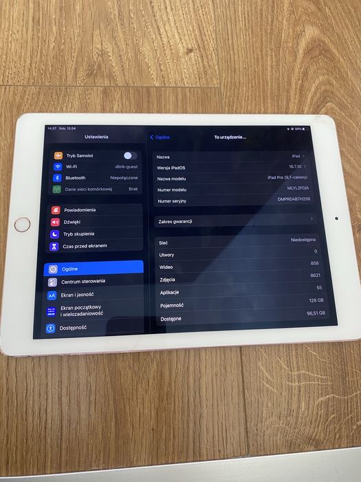 iPad Pro 9.7 WiFi Cellular 128GB Rose Gold