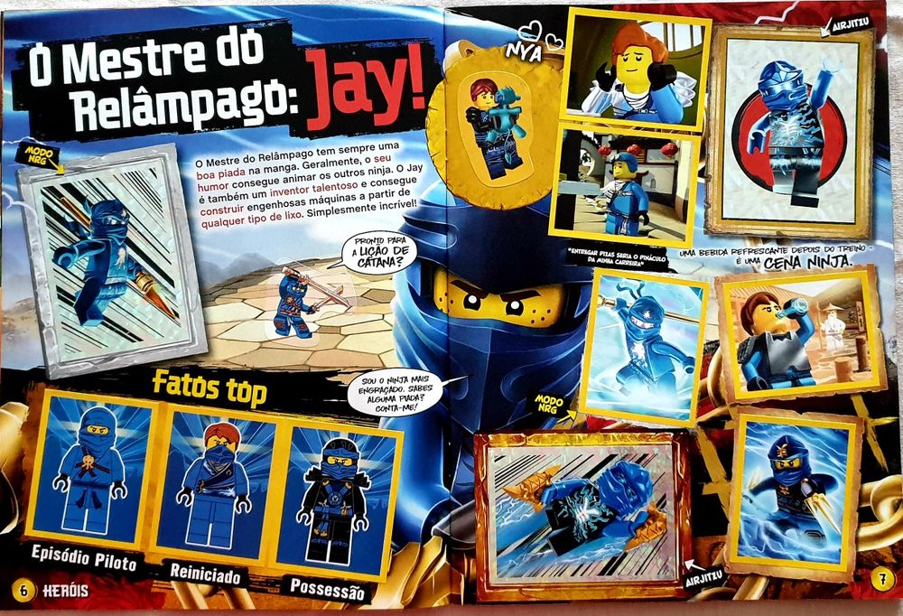Caderneta cromos Lego Ninjago Legacy