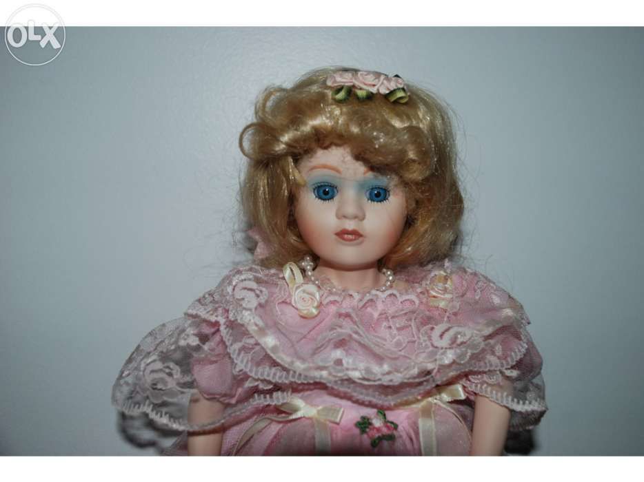 Boneca de porcelana portes grátis