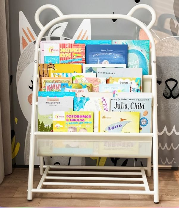 Regał na książki półka zabawki dla dzieci stojak nowy