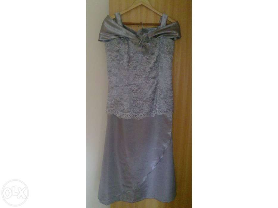 Conjunto de cerimónia cor prata, tam. XL