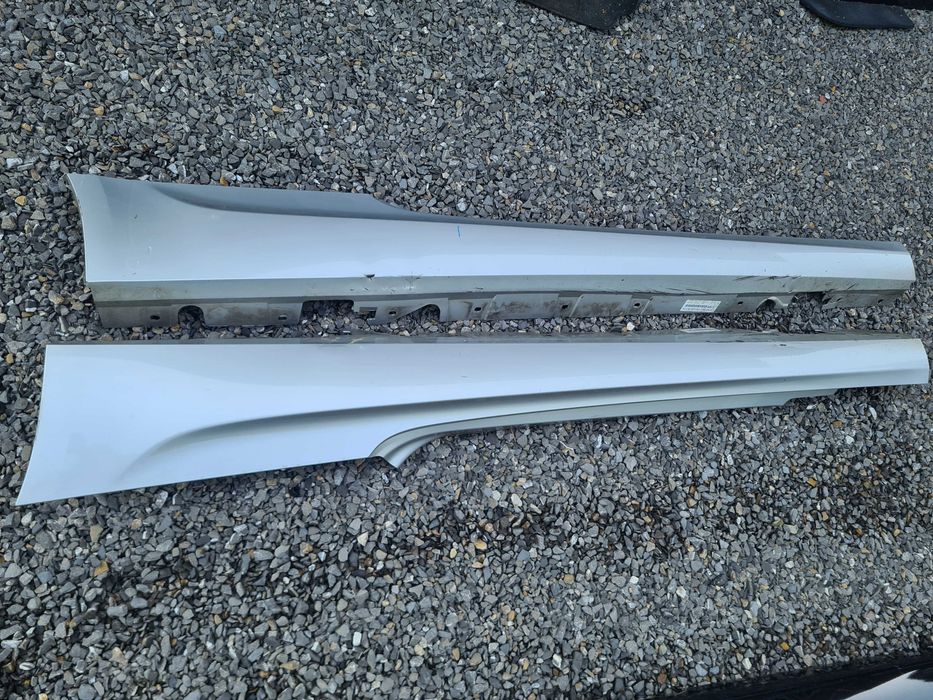 Komplet listw listwa progowa Mpakiet BMW E92 E93 lewa prawa 354 Titansilber