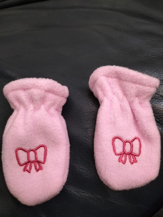 2 pares de luvas menina 0-3 meses