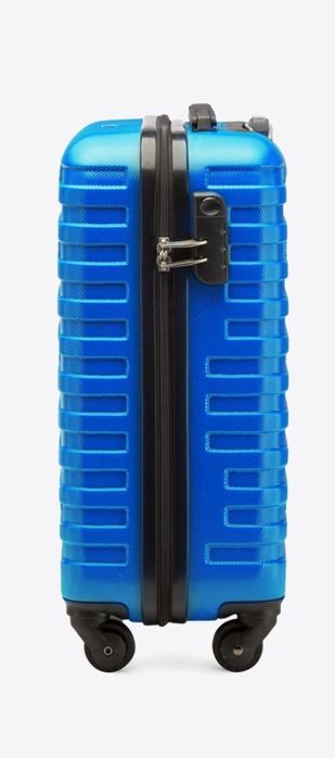 Wittchen walizka kabinowa z ABS-u, niebieska