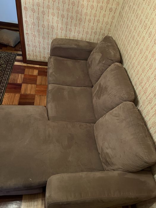 Sofa com chaise long c/novo