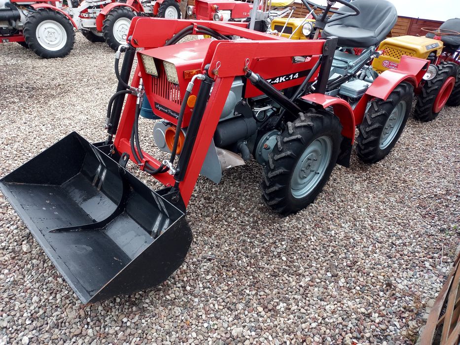 Traktorek tz4k14 miniładowarka 4x4 schaffer weidemann ładowarka tv521