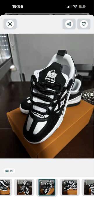 Louis vuitton by virgil black and white