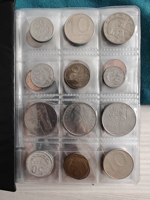 Klaser z monetami 120szt