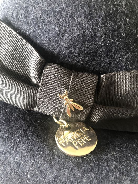 Patrizia Pepe nowy piękny kapelusz złota ważka