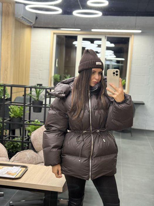 Теплий пуховик зі штучним пухом