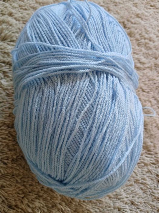 Novelo XL de Lã Azul bebé