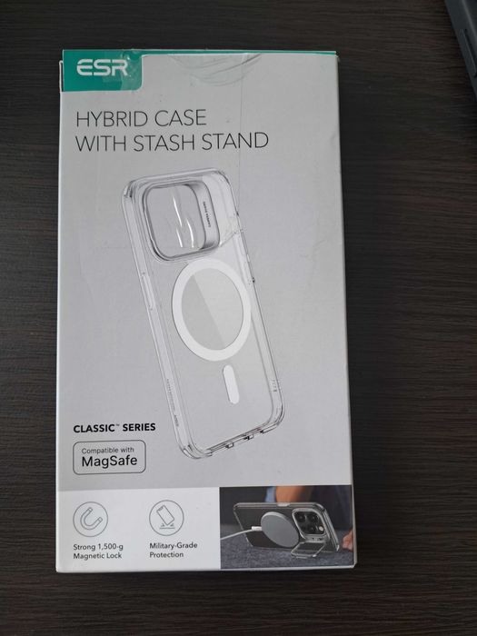 Etui ESR HaloLock MagSafe do iPhone 15 Pro Przezroczysty