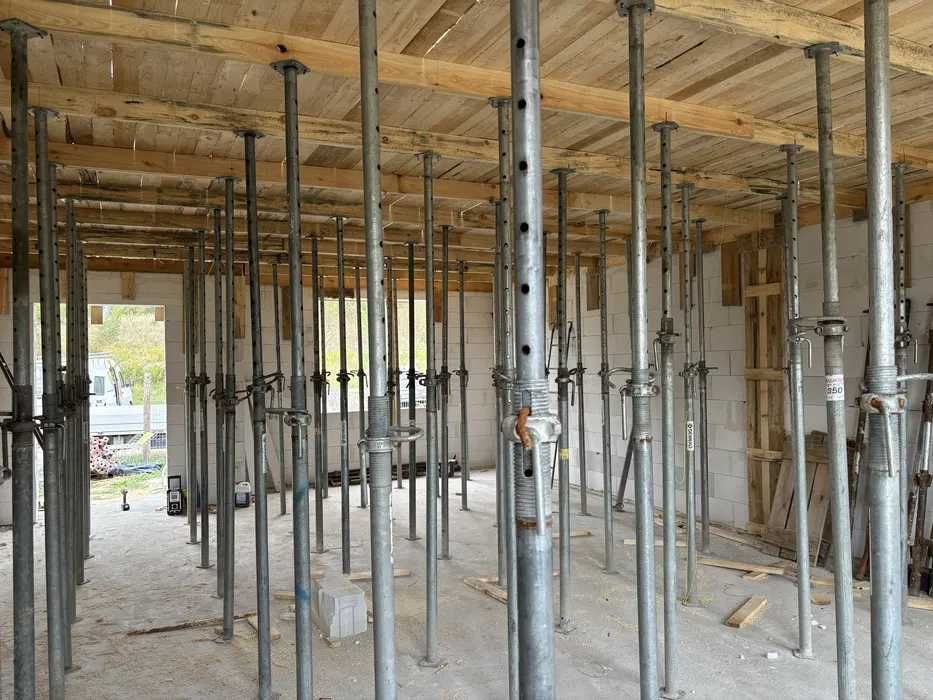 Stemple budowlane, podpory, szalunki stropowe, szalowanie stropów Zabr