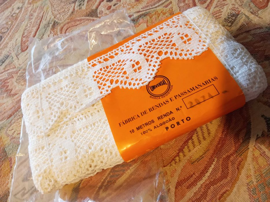 10 metros renda algodão