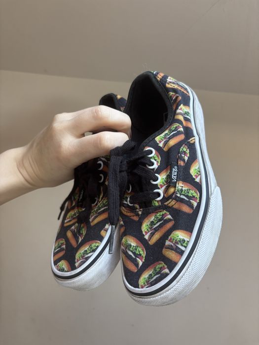 Chlopiece trampki vans w hamburgery