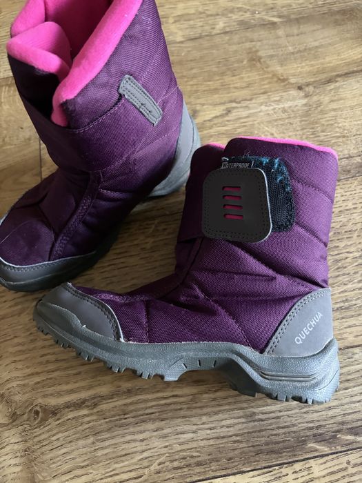 Śniegowce zimowe buty dziewczęce Quechua rozm 31 (19.5 cm)