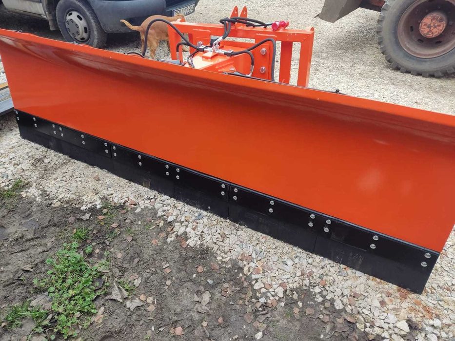 Pług do śniegu komunalny prosty Metal-technik 2,6/3,0m euro/tuz NOWY