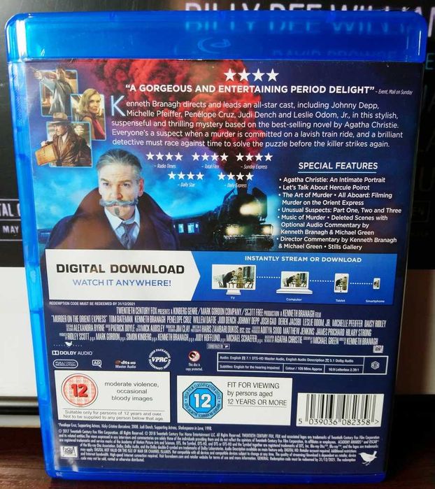 Blu-ray film: "Murder On The Orient Express"