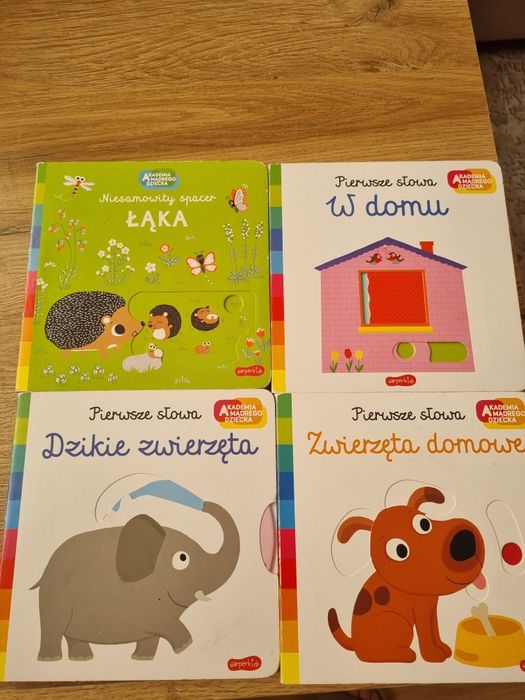 Książeczki- Pierwsze słowa, zestaw 4 szt