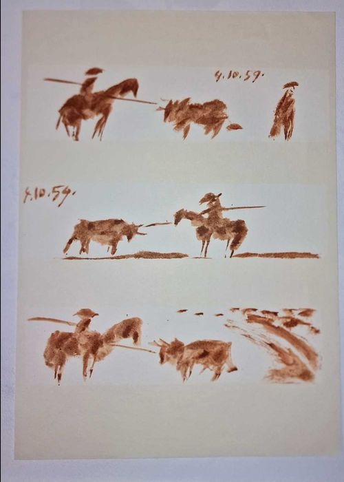 Suerte de Picador de Pablo Picasso - Fotolitografia