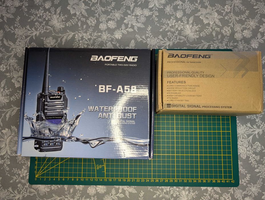 Zestaw2x radio Baofeng UV9R PLUS + BF-A58 krótkofalówka, walkie talkie