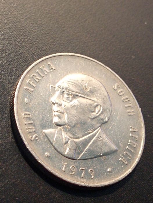 1 Rand - Africa do Sul - 1979	- Niquel - Soberba!