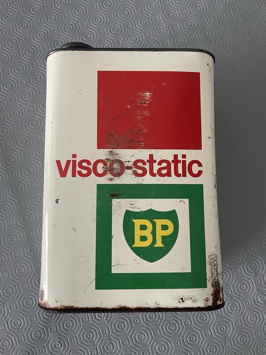 Lata Vintage Automobilismo BP Visco Static