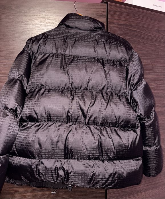 Пуховик miu miu натуральный пух