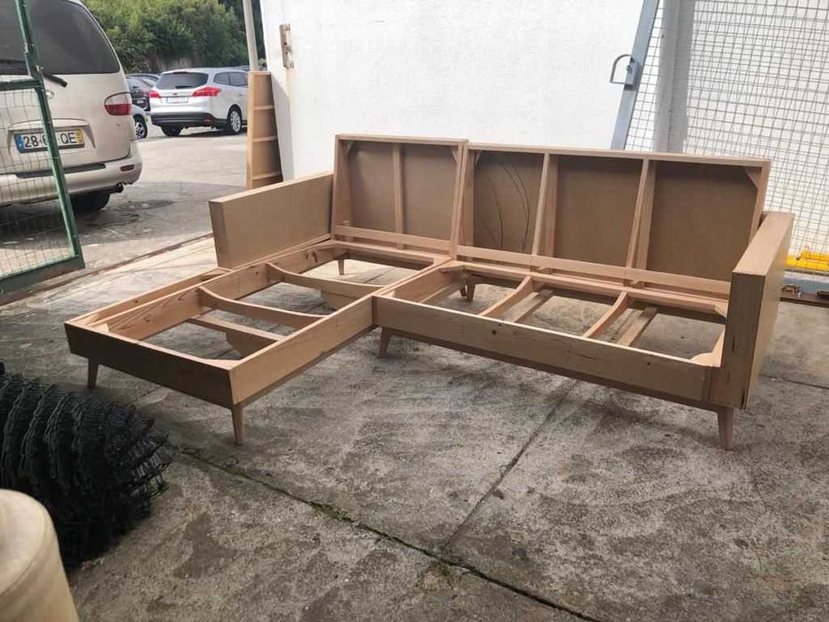 Sofa em tecido anti-gato anos 70