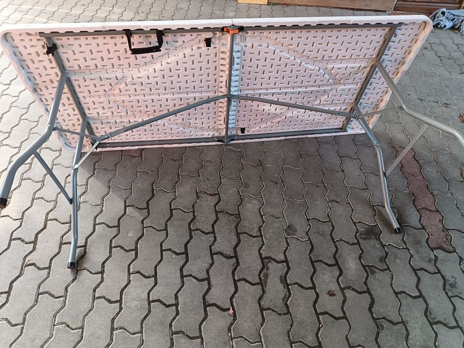 Mesa grande plástica