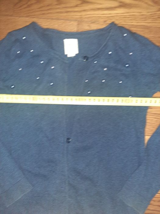 Sweter sweterek smyk 128 granatowy