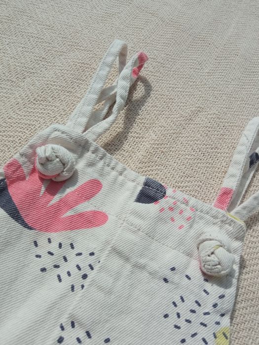 Ogrodniczki spodenki na szelkach jeansowe Pepco r.122 nowe