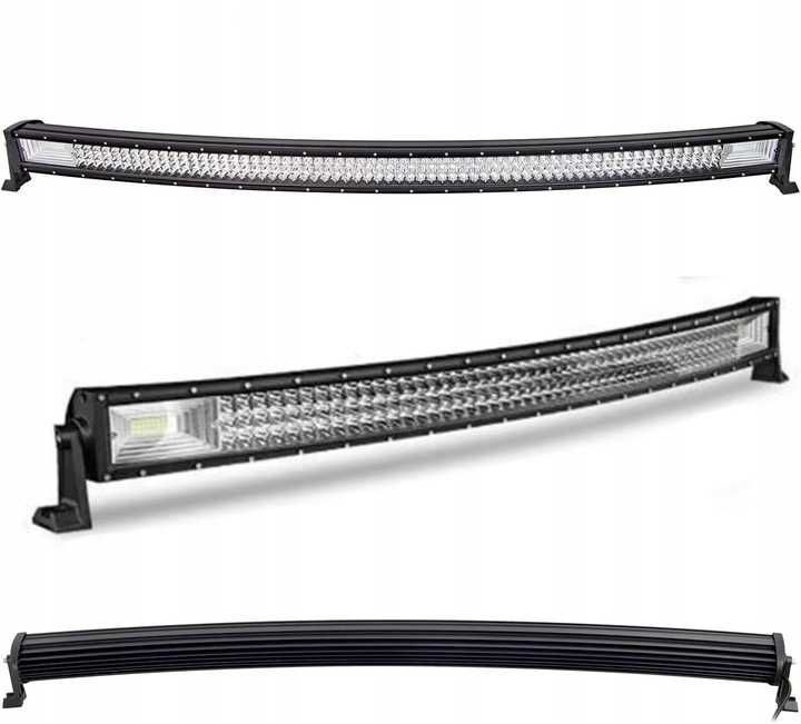 Zakrzywiony reflektor LED Dodatkowy reflektor do samochodów 132cm 675W