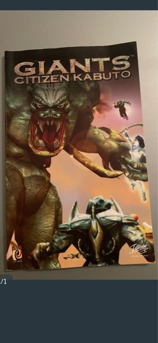 Manual jogo Ps2 Giants Citizen Kabuto