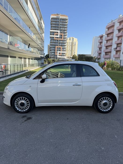 Fiat 500 Lounge • Fire 1.2 Gasolina • Teto Panorâmico • Distribuição Feita • IPO Setembro 2027 • Bem Estimado