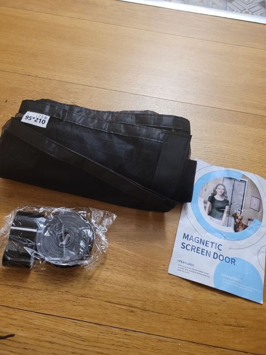 Magnetyczna siatka wymiary 205 cm na 92 cm