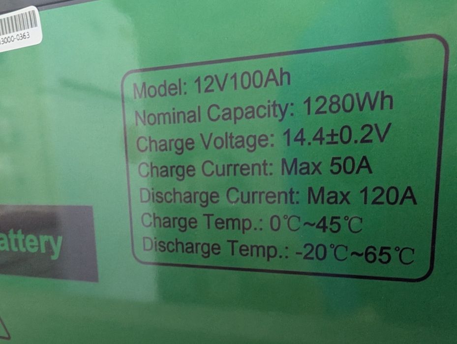 Акумулятор Datouboss Lifepo4 12v 100ah