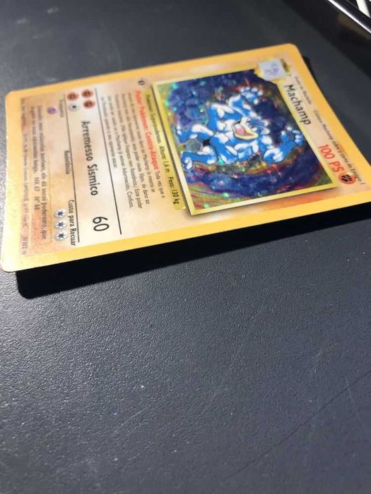 Carta Pokemon Machamp Base set 1ª edição