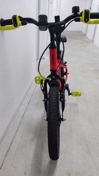 Bicicleta de criança 4-6 anos 900 alu racing 16 polegadas vermelha - btwin
