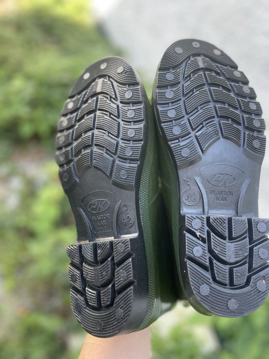 Резинові чоботи чоловічі з затяжками та