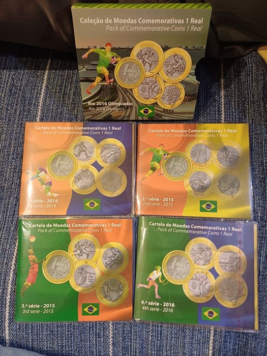Moedas RARAS Olimpíadas Rio 2016