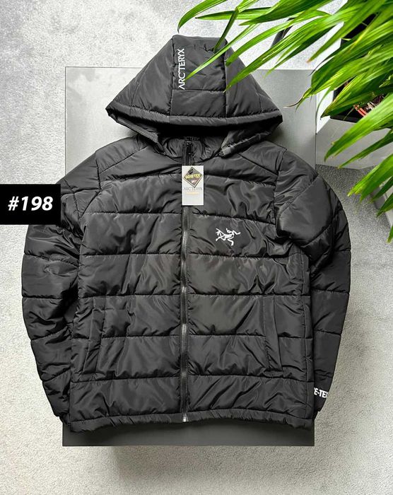 Зимова Куртка ARCTERYX Чорна / Микро Пуховик Артерикс