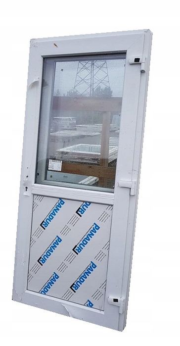 DRZWI Zewnętrzne PCV Sklepowe KACPRZAK 100x200 Białe Nowe Lider OLX