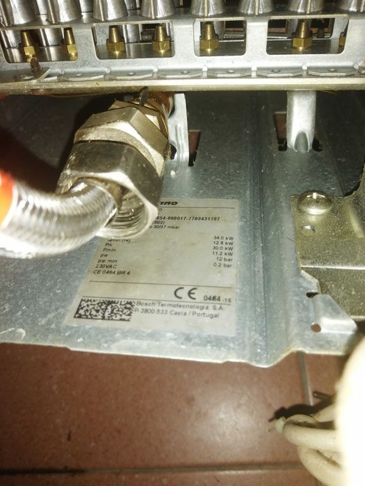 Esquentador Vulcano ventilado de 17 litros