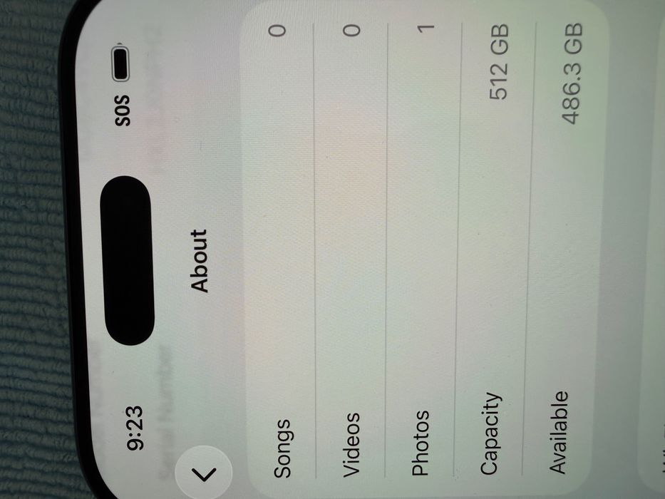 iPhone 17 Pro, Deep Blue, 512 gb, neverlock. 23 циклу зарядки