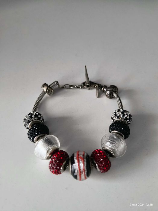 Bransoletka srebrna Beeds APART