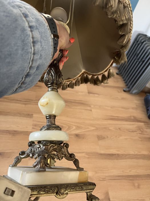 Lampa stojaca  mosiezna