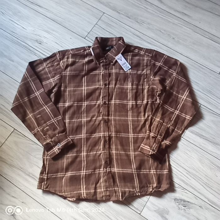 Cleve -koszulka męska flanelowa r.L