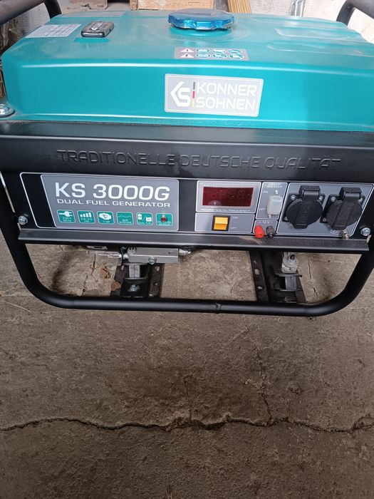 Продам генератор КS 3000G . Працює газ балон ,магістраль.